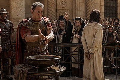 Pilate washes his hands